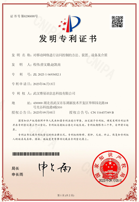 专利与软件著作权证书缩略图