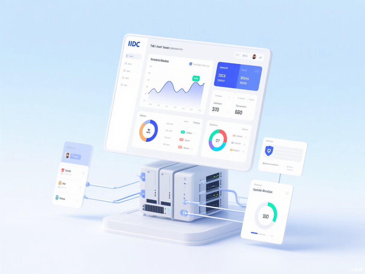 IDC安全监测分析平台示意图:机房流量可视化与用户安全画像