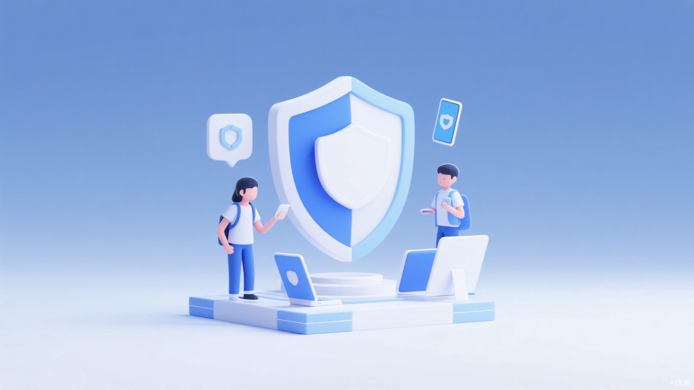 教育行业解决方案示意图:校园网全流量分析与跨境合规监测